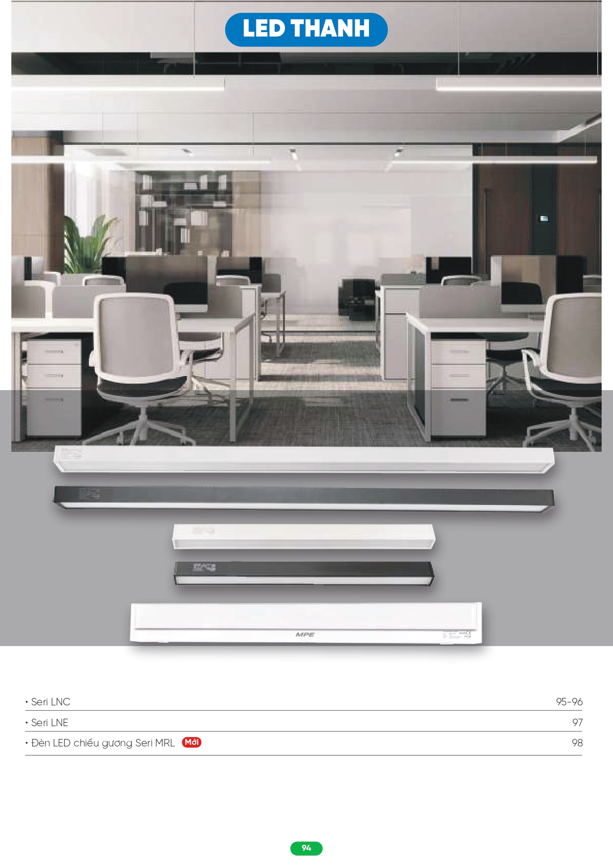 Bảng giá đèn LED MPE 2026